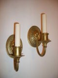 Antique Pair of Single Light Sconces