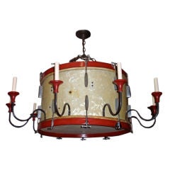 Antique French "Drum" Chandelier