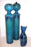 Italian Blue Porcelain Figures