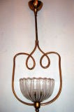 Italian Glass Light Fixture