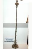 Antique Silver Plated Bronze Lamp