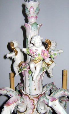 Meissen Porcelain Chandelier