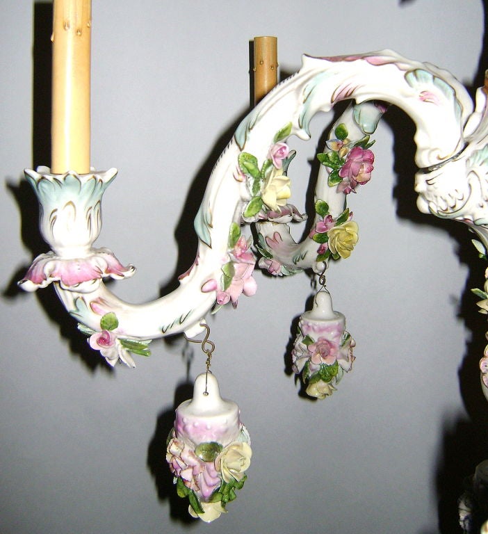 meissen chandelier