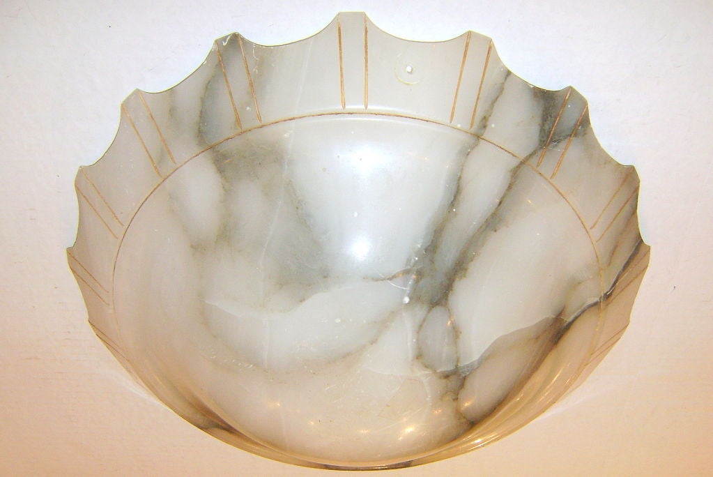 Alabaster Light Fixture