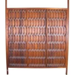Vintage Wood Room Divider / Screen