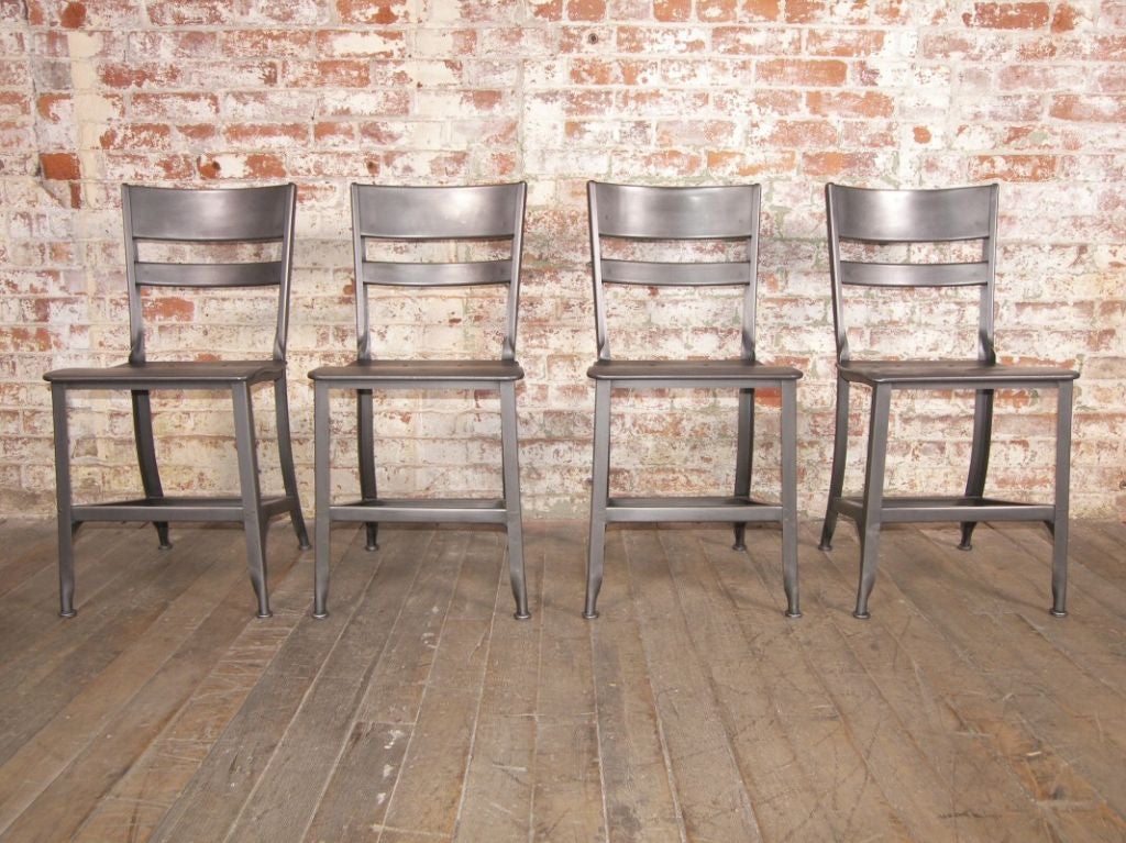 Vintage Industrial Toledo Metal Chair For Sale at 1stDibs vintage