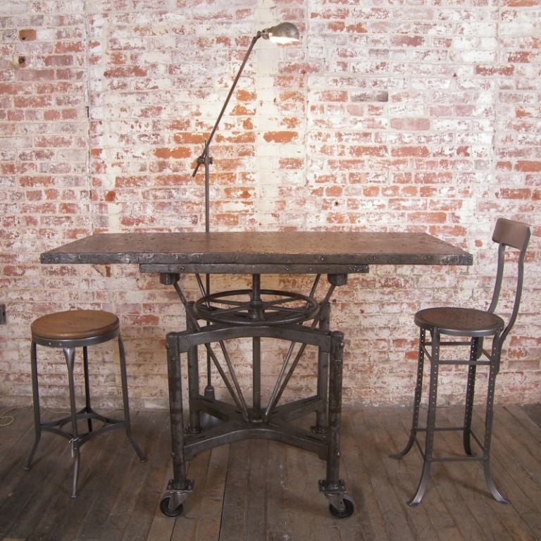 bar table on casters
