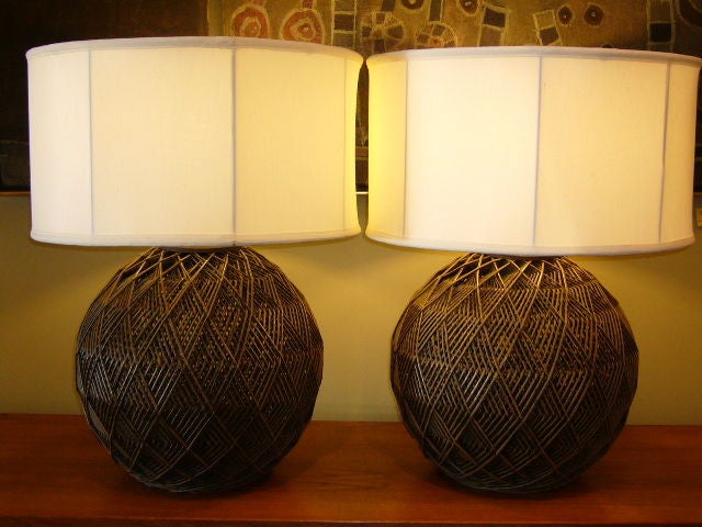 cane lamps