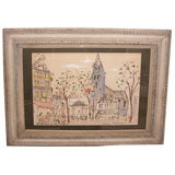 CLAUDE RODEWALD ORIGINAL PAINTING PARIS