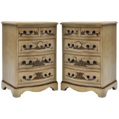 PAIR OF PETITE CHESTS OF DRAWERS