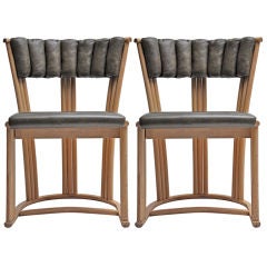 PAIR OF HEYWOOD WAKEFIELD CHAIRS