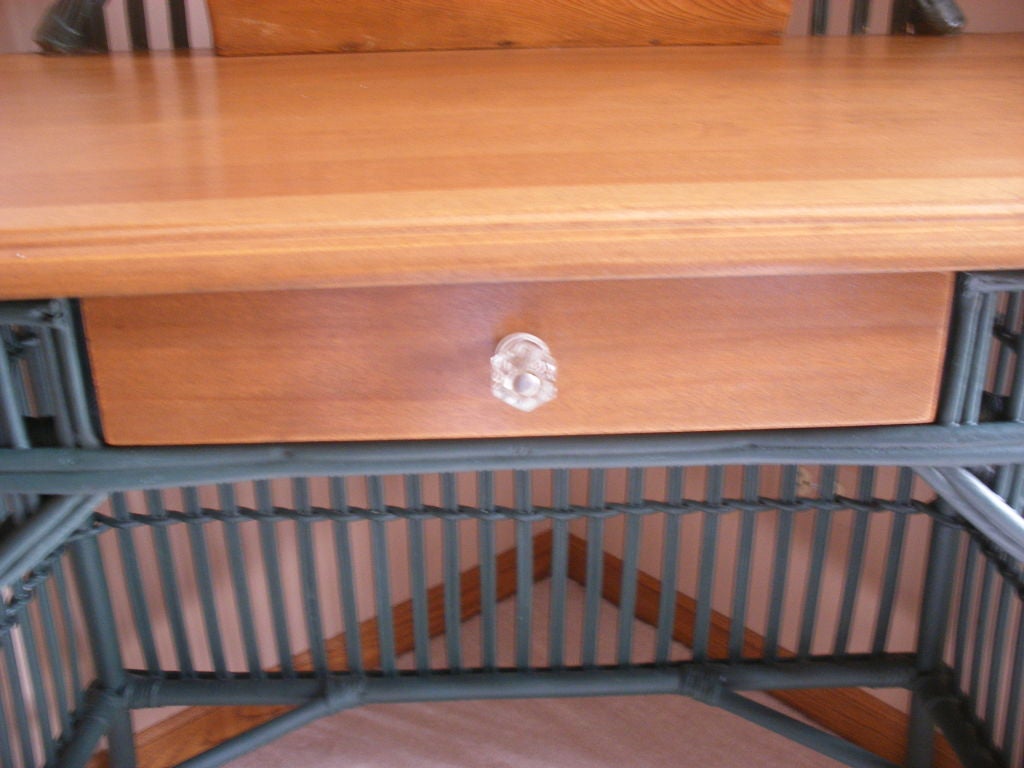 1920S WICKER DESK