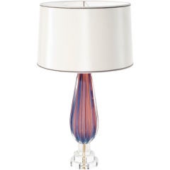 Vintage Opalescent Murano Lamp