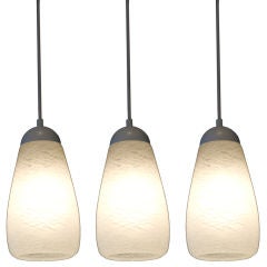 Set of Three Murano Pendant Lights