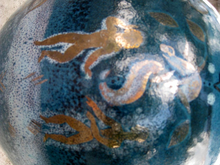 Menelika Swiss Art Deco Garden of Eden Vase