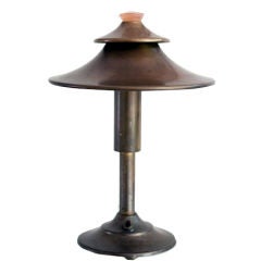 Walter Von Nessen American Art Deco Brass Table Lamp