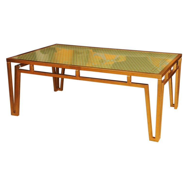 Eglomise Coffee Table by Bunny Williams
