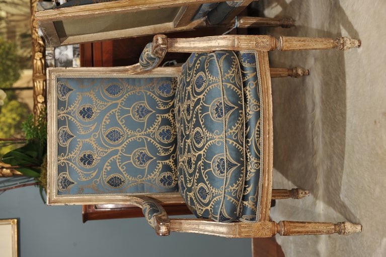 Pair of Louis XVI Painted Fauteuils In Good Condition In San Francisco, CA