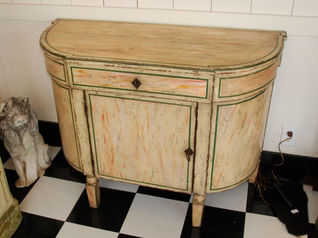 Italian painted credenza