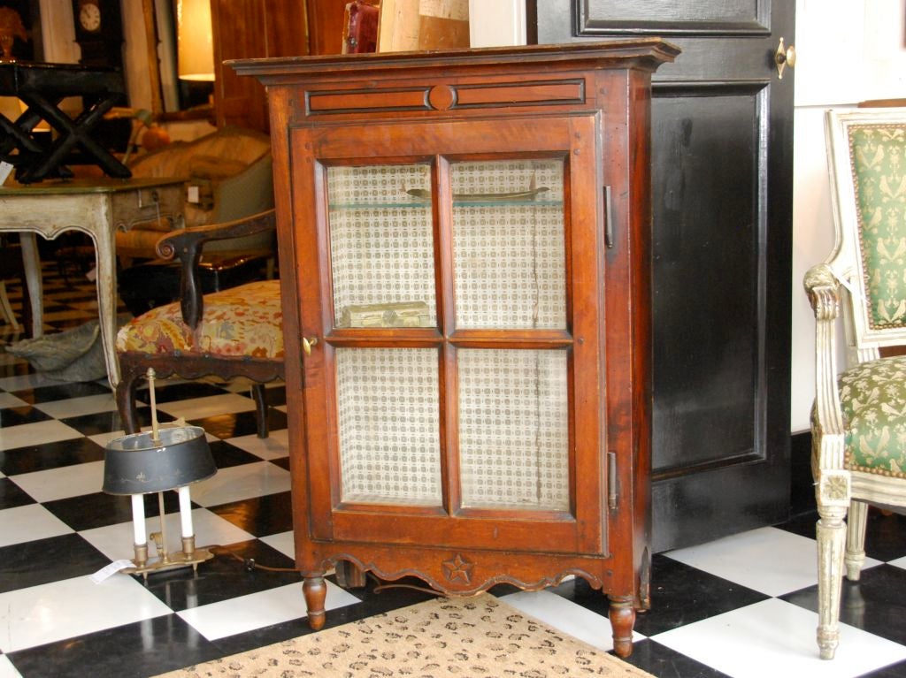French walnut cabinet