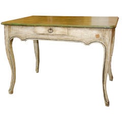 Painted French writing table