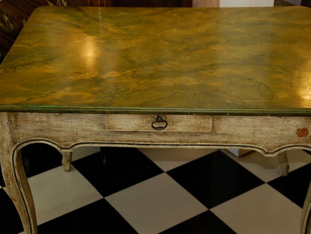 20th Century Painted French writing table For Sale