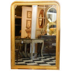 French gilded Louis Philippe mirror