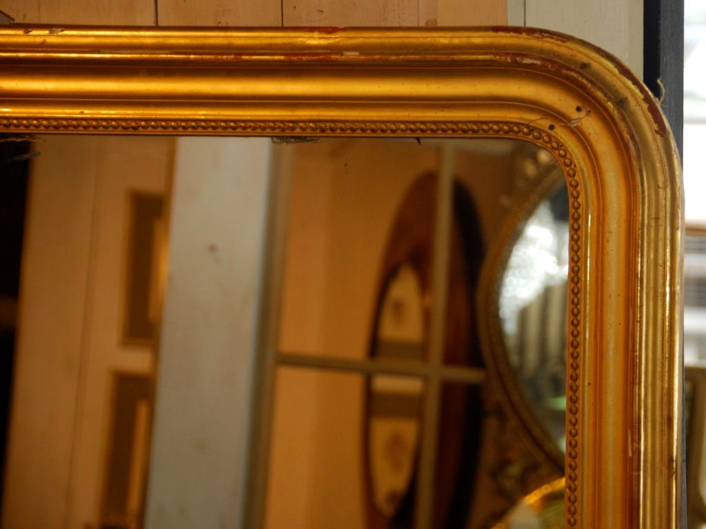 French gilded Louis Philippe mirror