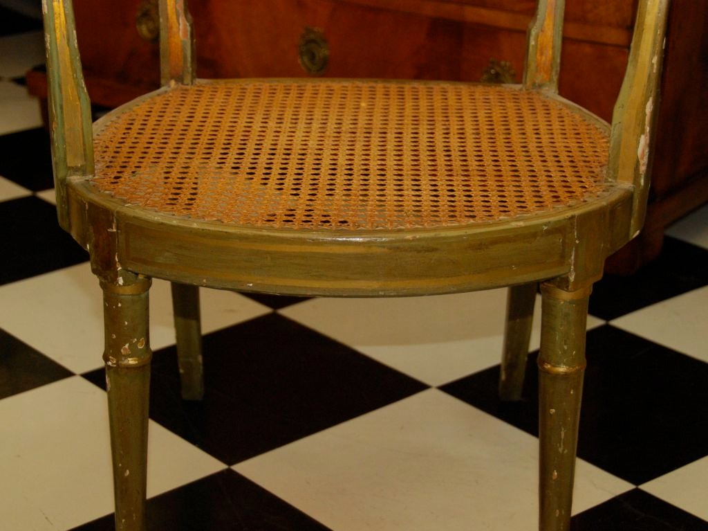 Pair of Neoclassical arm chairs