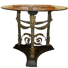 French Empire style center table