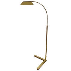 Casella Brass Standing Floor Lamp