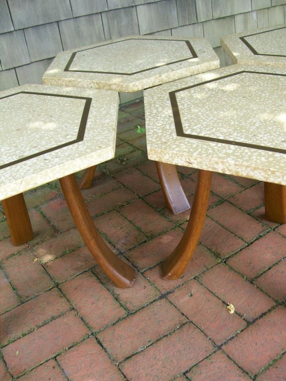 Set of Four Harvey Probber Honeycomb Side Tables In Excellent Condition In East Hampton, NY
