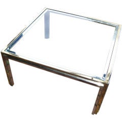 Two-Toned Square Coffee Table