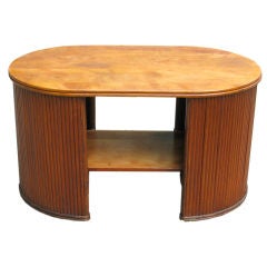 Art Deco Rattan Coffee Table