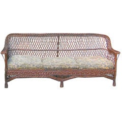 BAR HARBOR WICKER SOFA