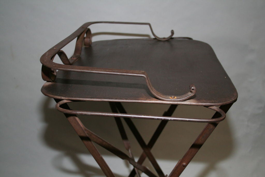19th Century Metal Folding Table