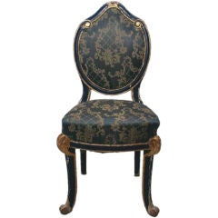 19th C. Italian Painted Side Chair