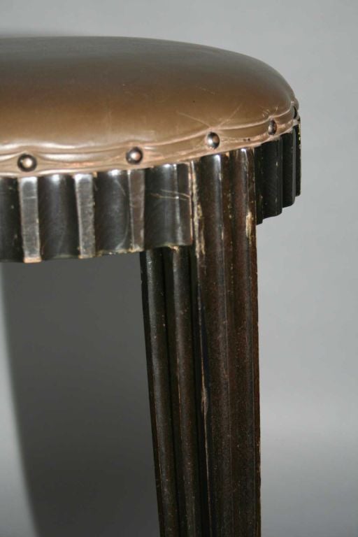 Wood Set of 8 Counter Stools