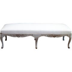 Long Rococo Style Bench