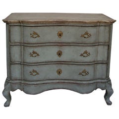 Period Rococo Commode with Serpentine Front