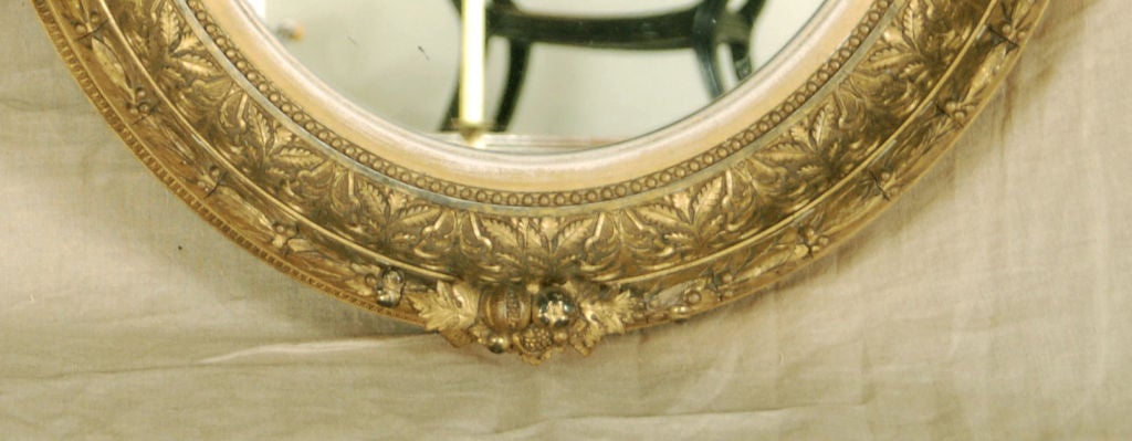 19th Century A Pair of Classical American Giltwood Mirrors