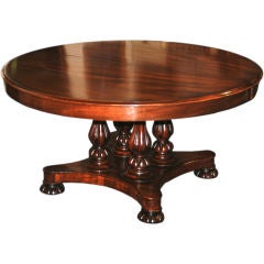 Antique An English Mahogany Extending Dining Table by Samuel Hawkins