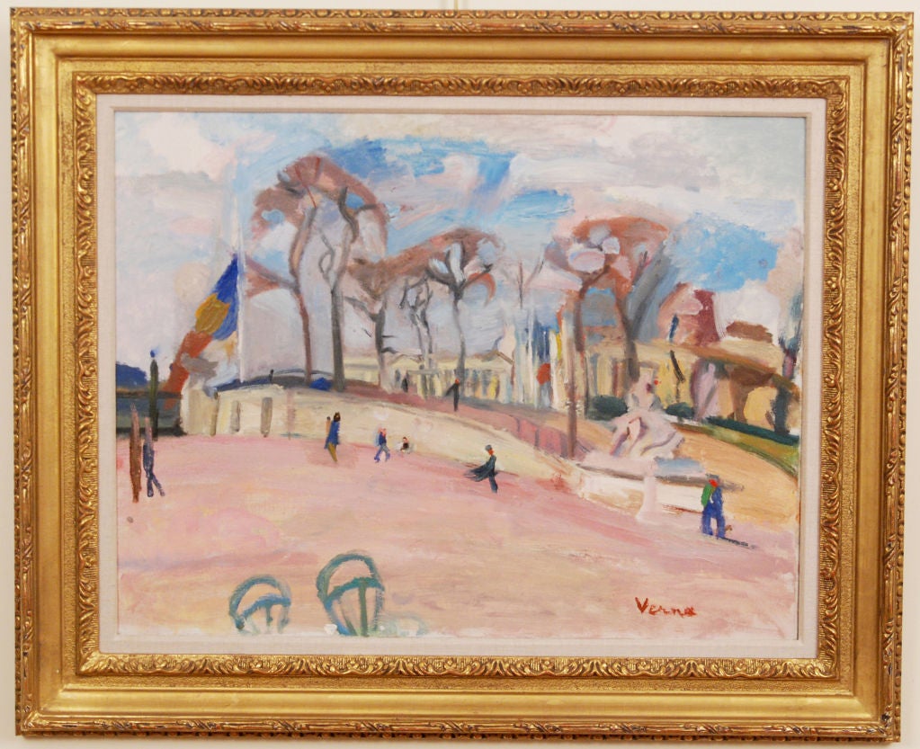 “Le Jardin Des Tuileries” by Germaine Verna