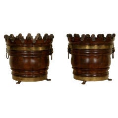 A Fine Pair of Regency Cache Pots
