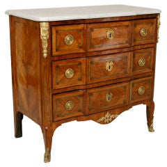 A Fine Louis XV/XVI Transitional Commode, Stamped Lardin