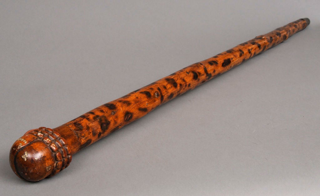 yew walking stick