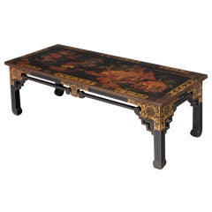 Chinese Lacquered Coffee Table