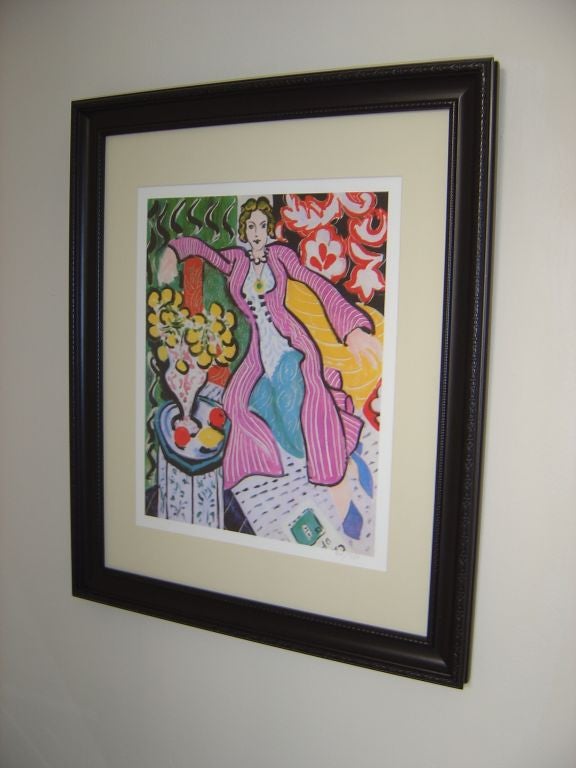 A framed numbered limited edition print of 