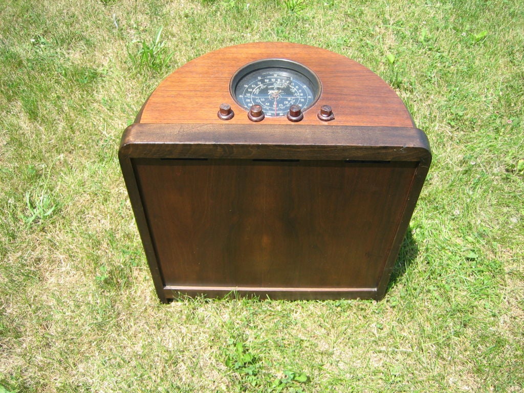 American 1938 Zenith 6S238 Wooden Chair side Radio