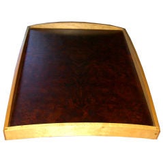 Walnut Burl and Maple tray by Craftsman Rob Hare 6/97